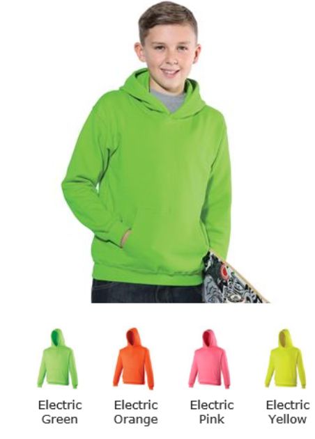 AWD JH004B Kids Electric Hoodie  AWD JH004B Kids Electric Hoodie